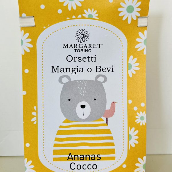 Orsetti Mangia o Bevi Ananas e Cocco