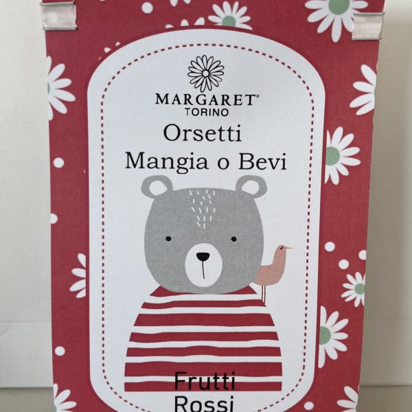Orsetti Mangia o Bevi Frutti Rossi