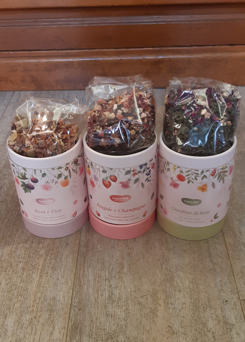 Le Tisane alle Rose Paper Box, Fragole e Champagne