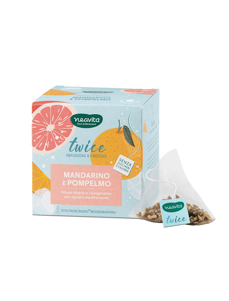 Twice infusi a freddo Mandarino & Pompelmo