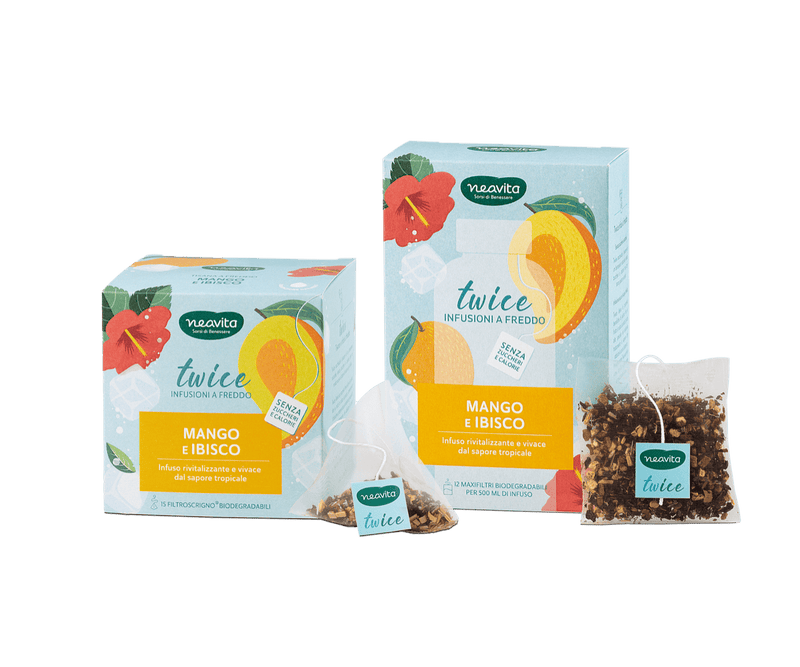 Twice infusi a freddo Mango e Ibisco