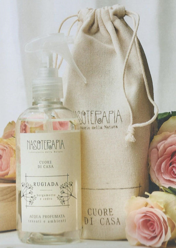 Cuore di Casa, Acqua profumata per Tessuti e Ambienti, Nasoterapia