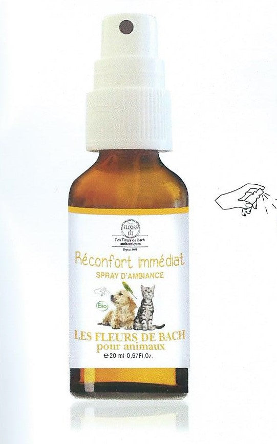 Comfort Immediato, i Fiori di Bach bio per gli Animali 50 ml, Elixirs & Co