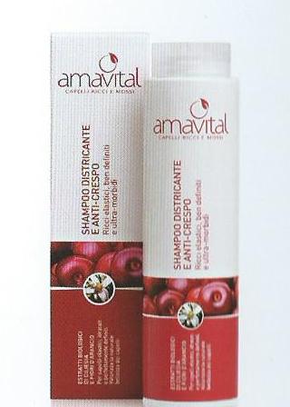 Shampoo Districante e Anti-Crespo, Amavital