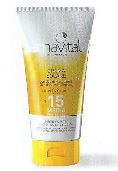 Crema Solare SPF 15 Amavital