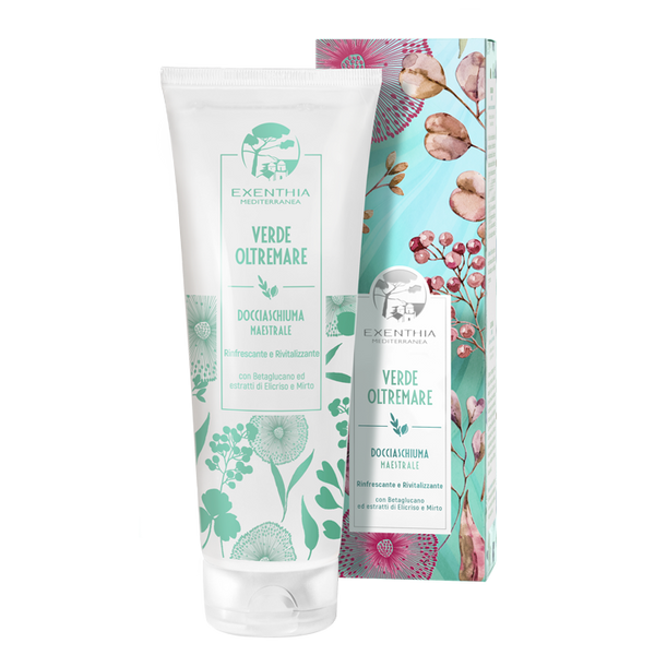 Docciaschiuma Maestrale Verde Oltremare, 100 ml formato weekend - 250 ml