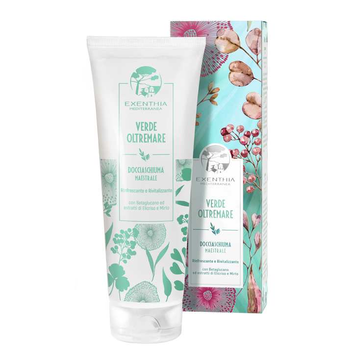 Docciaschiuma Maestrale Verde Oltremare, 100 ml formato weekend - 250 ml