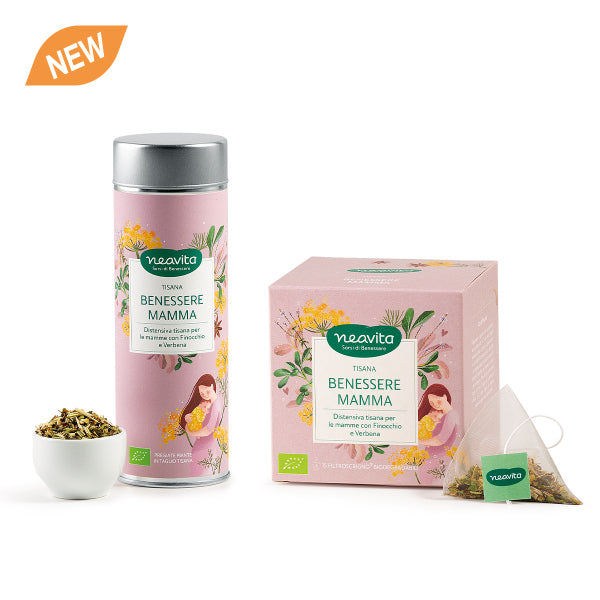 Benessere Mamma, tisana filtroscrigno - silver tin sfuso