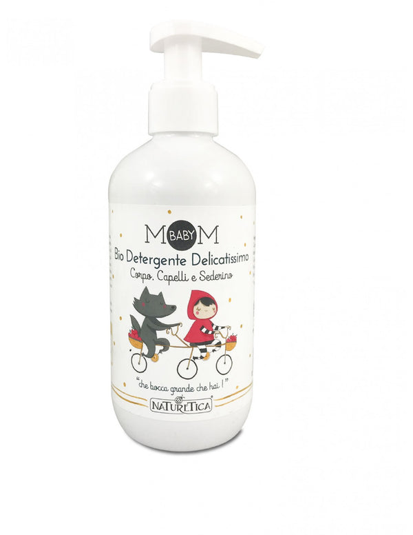 Bio Detergente Delicatissimo corpo, capelli e sederino Mom & Baby, 250 ml