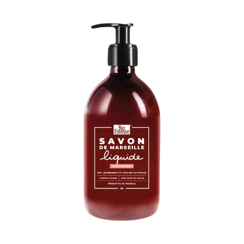 Sapone Liquido Di Marsiglia - Gelsomino, Bio Essenze 500 ml - 1 litro