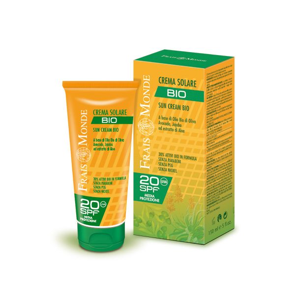 Crema Solare Bio SPF 20, Frais Monde