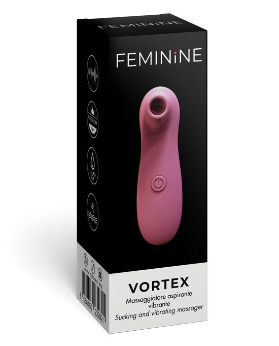 Feminine Vortex - massaggiatore aspirante e vibrante
