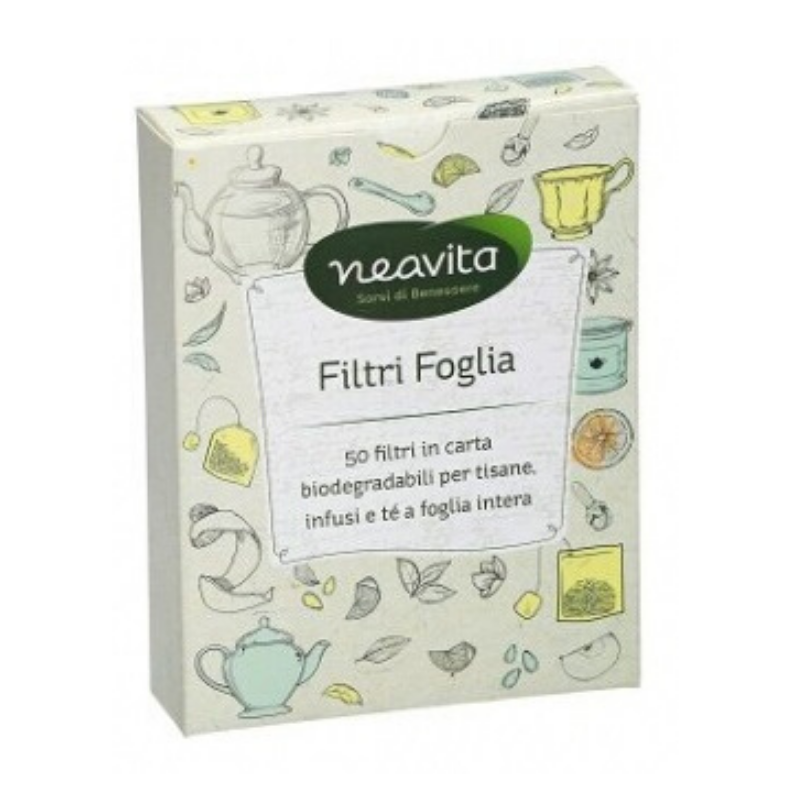 Filtri in carta richiudibili, 50 filtri Neavita
