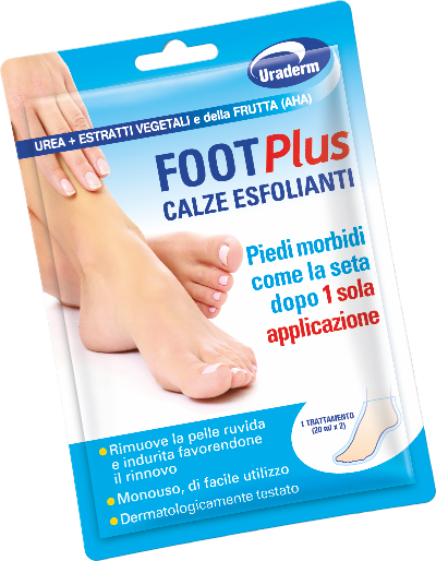 Foot Plus, calze esfolianti, Uraderm