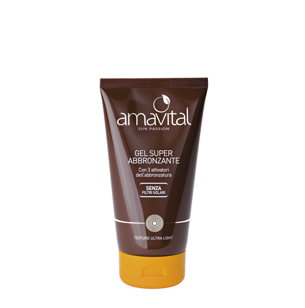 Gel Super Abbronzante con 3 attivatori dell’abbronzatura, Amavital