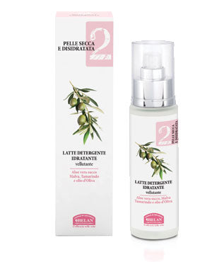 Latte Detergente Idratante, pelle secca e disidratata, Linea 2, Helan