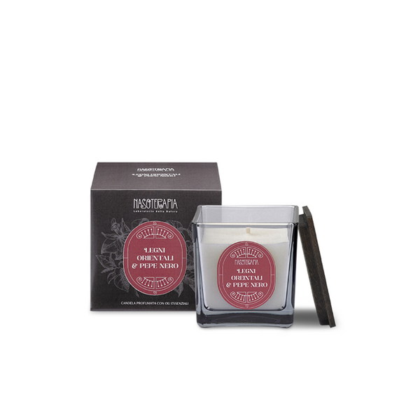 Candela Legni orientali & Pepe nero, Nasoterapia