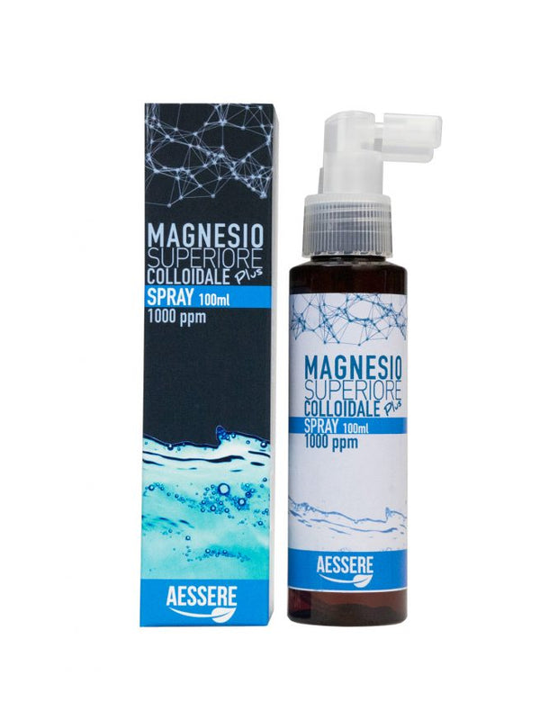 Magnesio Superiore Colloidale Plus 1000 PPM, spray 100 ml Aessere