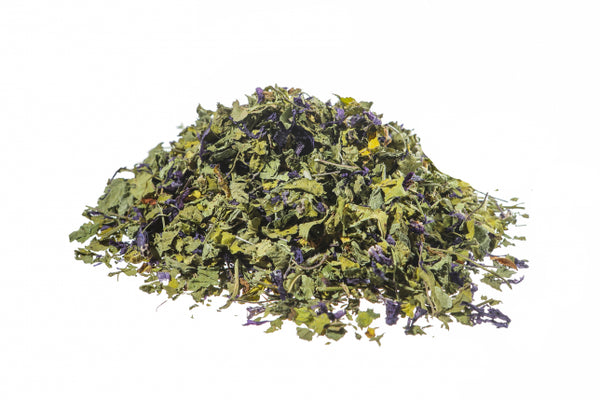 Malva, fiori e foglie (Malva sylvestris L.)