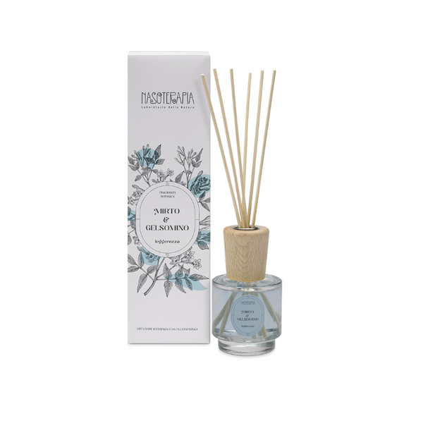 Diffusore a bastoncini Mirto e Gelsomino, 100ml Nasoterapia