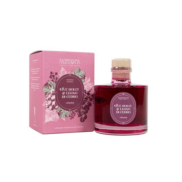 Uve dolci e Legno di Cedro Diffusore a bastoncini, 200 ml - 500 ml