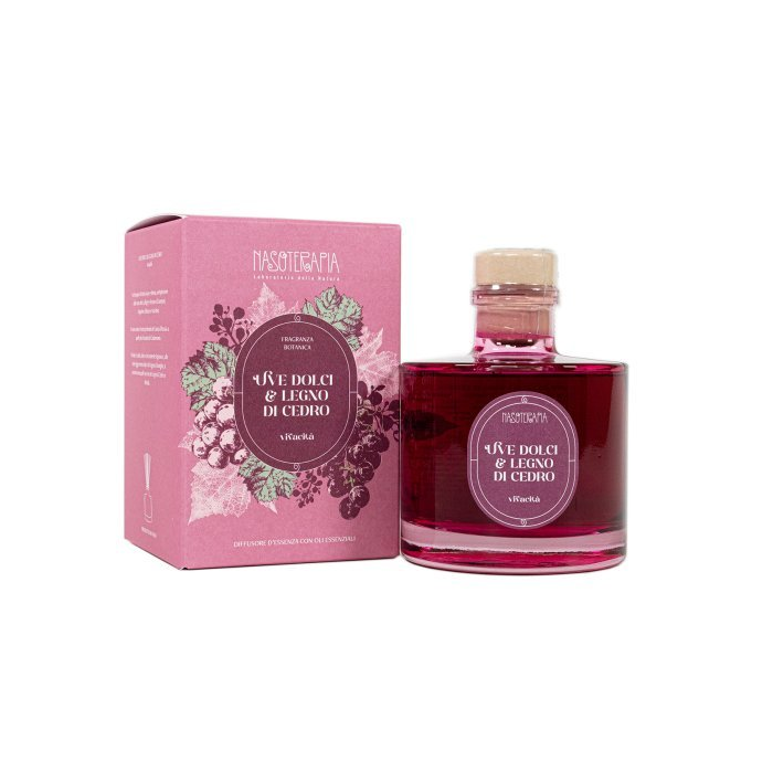 Uve dolci e Legno di Cedro Diffusore a bastoncini, 200 ml - 500 ml