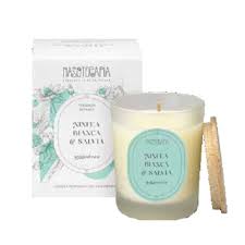 Candela Ninfea bianca e Salvia, Nasoterapia