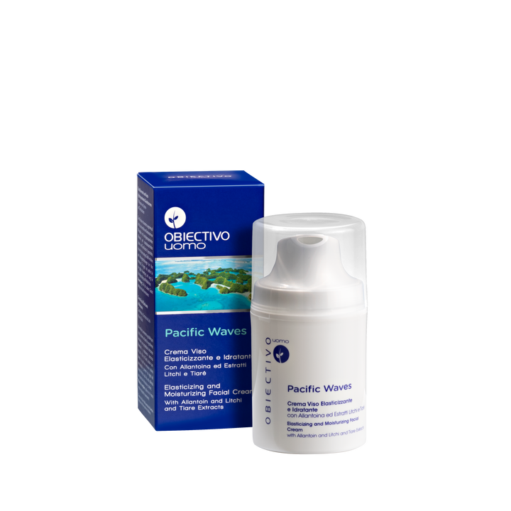 Pacific Waves Crema Viso Elasticizzante e Idratante, 50 ml