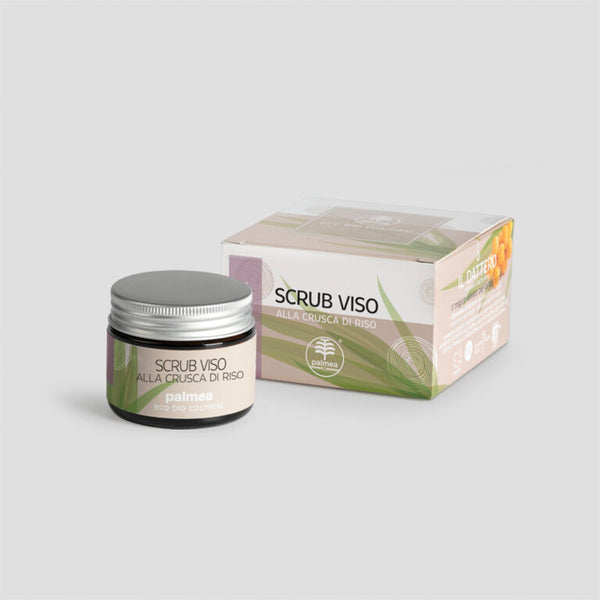 Scrub viso alla crusca di riso, Palmea