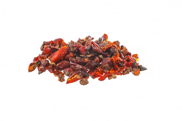 Rosa canina, frutti senza semi (Rosa canina L.)