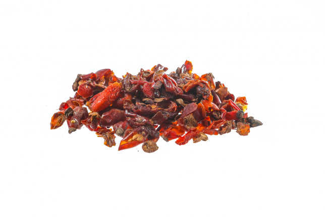 Rosa canina, frutti senza semi (Rosa canina L.)