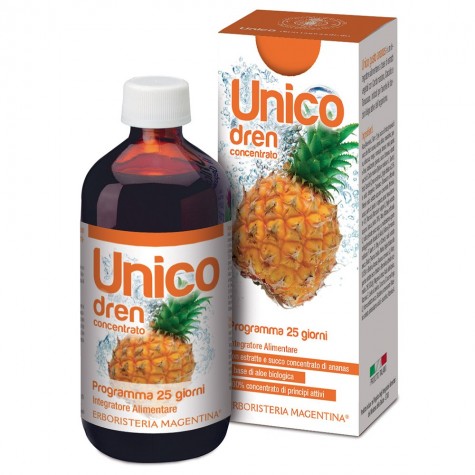 Unico Dren Concentrato, Ananas o Mirtillo