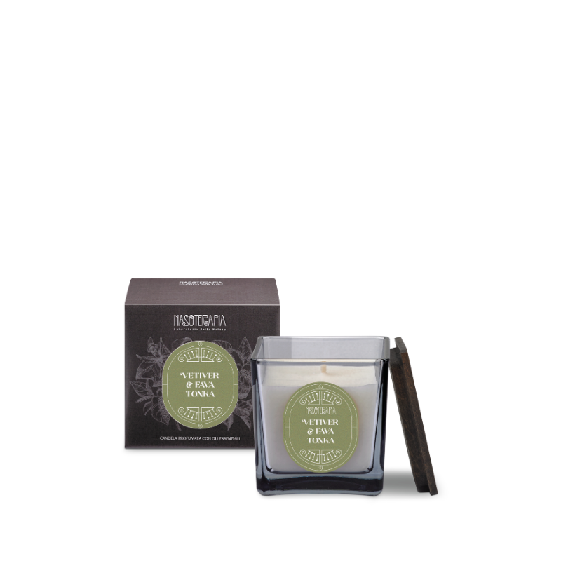 Vetiver & Fava tonka Candela, Nasoterapia